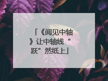 《阅见中轴》让中轴线“跃”然纸上