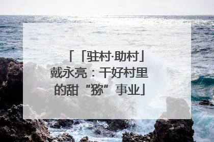 「驻村·助村」戴永亮：干好村里的甜“猕”事业