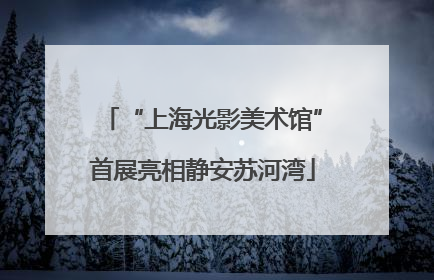 “上海光影美术馆”首展亮相静安苏河湾