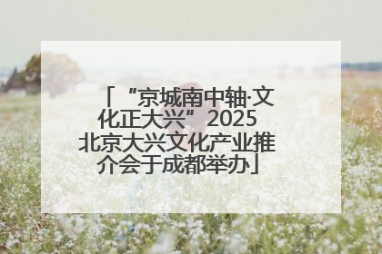 “京城南中轴·文化正大兴”2025北京大兴文化产业推介会于成都举办