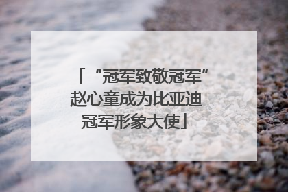 “冠军致敬冠军” 赵心童成为比亚迪冠军形象大使