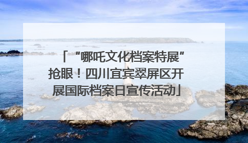 “哪吒文化档案特展”抢眼！四川宜宾翠屏区开展国际档案日宣传活动