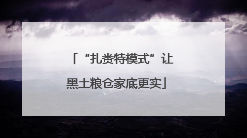 “扎赉特模式”让黑土粮仓家底更实