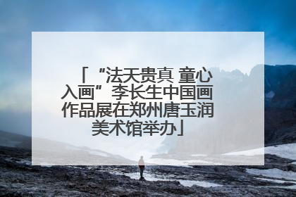 “法天贵真 童心入画”李长生中国画作品展在郑州唐玉润美术馆举办