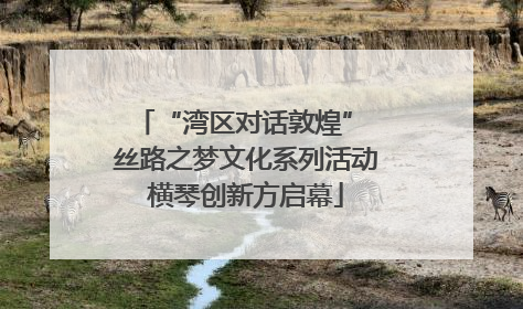 “湾区对话敦煌” 丝路之梦文化系列活动横琴创新方启幕
