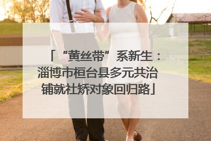 “黄丝带”系新生：淄博市桓台县多元共治铺就社矫对象回归路