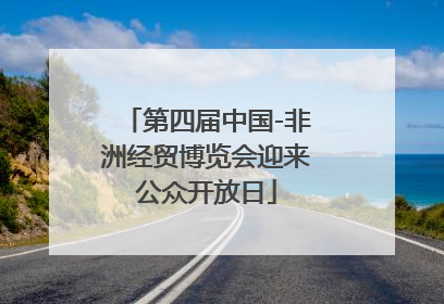 第四届中国-非洲经贸博览会迎来公众开放日