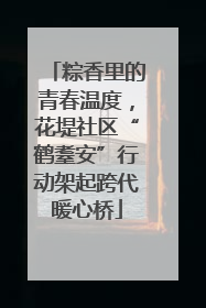 粽香里的青春温度，花堤社区“鹤耋安”行动架起跨代暖心桥