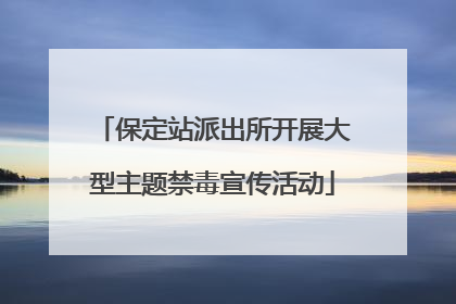 保定站派出所开展大型主题禁毒宣传活动