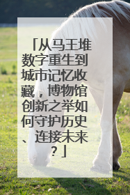 从马王堆数字重生到城市记忆收藏，博物馆创新之举如何守护历史、连接未来？