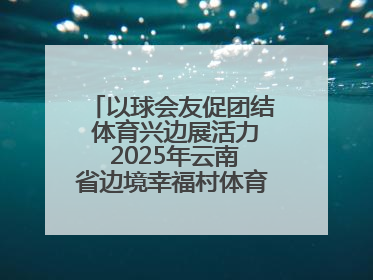 以球会友促团结 体育兴边展活力 2025年云南省边境幸福村体育嘉年华三人篮球赛圆满收官