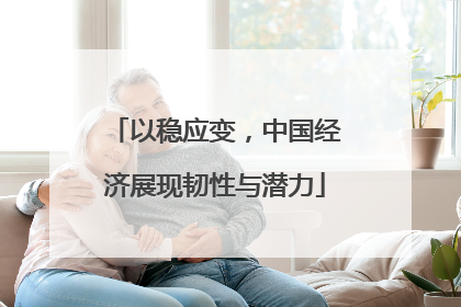 以稳应变，中国经济展现韧性与潜力