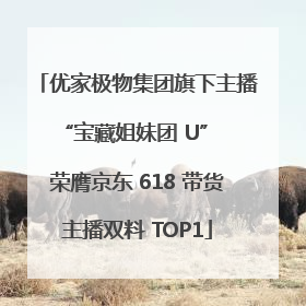 优家极物集团旗下主播 “宝藏姐妹团 U” 荣膺京东 618 带货主播双料 TOP1