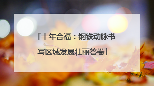 十年合福：钢铁动脉书写区域发展壮丽答卷