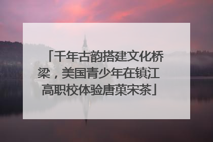 千年古韵搭建文化桥梁，美国青少年在镇江高职校体验唐菓宋茶
