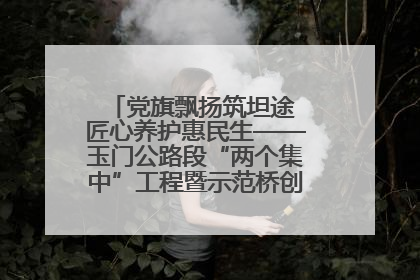 党旗飘扬筑坦途 匠心养护惠民生——玉门公路段“两个集中”工程暨示范桥创建项目圆满收官