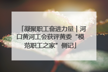 凝聚职工奋进力量｜河口黄河工会获评黄委“模范职工之家”侧记