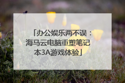 办公娱乐两不误：海马云电脑重塑笔记本3A游戏体验