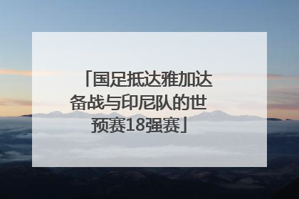 国足抵达雅加达备战与印尼队的世预赛18强赛