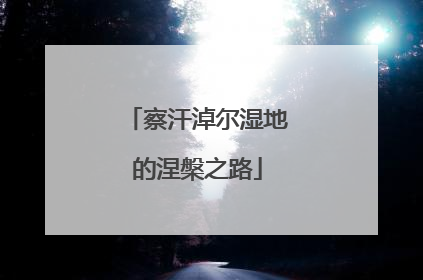 察汗淖尔湿地的涅槃之路