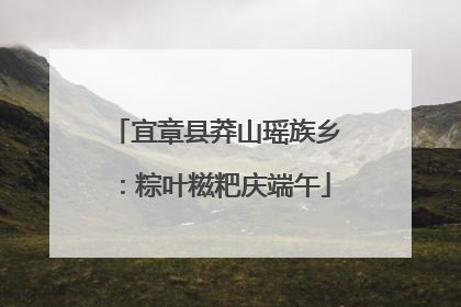 宜章县莽山瑶族乡：粽叶糍粑庆端午