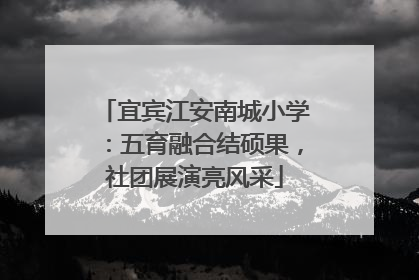 宜宾江安南城小学：五育融合结硕果，社团展演亮风采