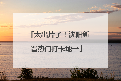 太出片了！沈阳新晋热门打卡地→