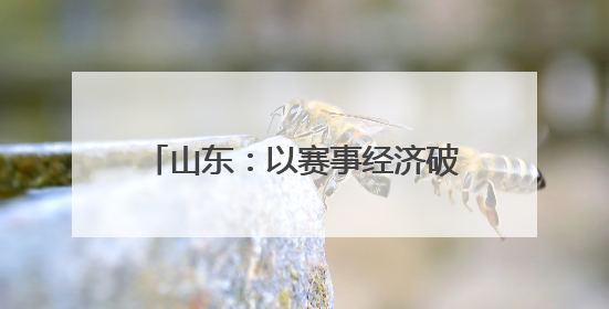 山东：以赛事经济破题，举全力打造“好运山东” 体育品牌