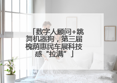数字人顾问+跳舞机器狗，第三届槐荫惠民车展科技感“拉满”