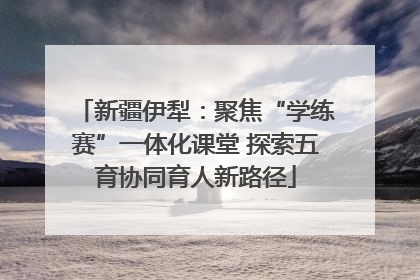 新疆伊犁：聚焦“学练赛”一体化课堂 探索五育协同育人新路径
