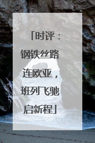 时评：钢铁丝路连欧亚，班列飞驰启新程