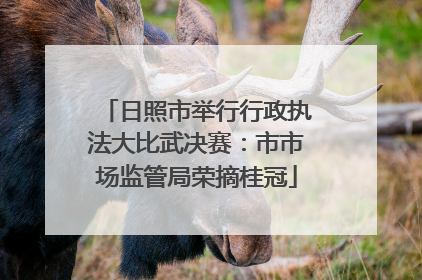 日照市举行行政执法大比武决赛：市市场监管局荣摘桂冠
