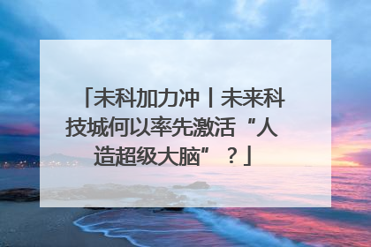未科加力冲丨未来科技城何以率先激活“人造超级大脑”？