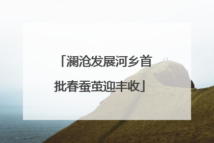 澜沧发展河乡首批春蚕茧迎丰收