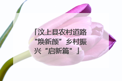 汶上县农村道路“焕新颜”乡村振兴“启新篇”