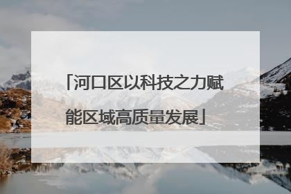 河口区以科技之力赋能区域高质量发展