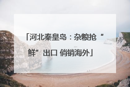河北秦皇岛：杂粮抢“鲜”出口 俏销海外