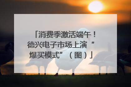 消费季激活端午！德兴电子市场上演“爆买模式”（图）