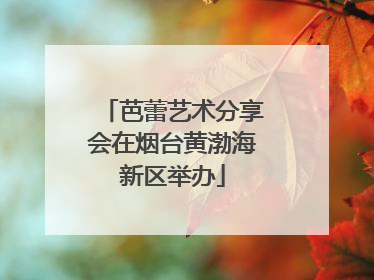 芭蕾艺术分享会在烟台黄渤海新区举办