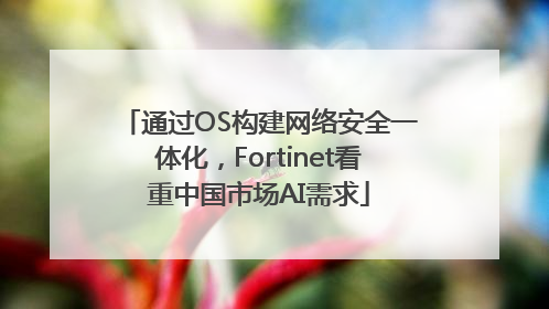 通过OS构建网络安全一体化，Fortinet看重中国市场AI需求