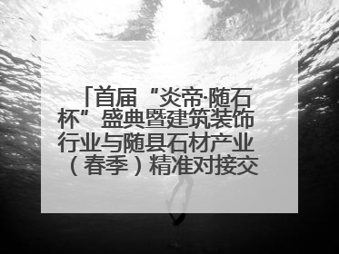 首届“炎帝·随石杯”盛典暨建筑装饰行业与随县石材产业（春季）精准对接交流会落幕