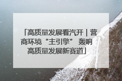 高质量发展看汽开｜营商环境“主引擎” 轰响高质量发展新赛道
